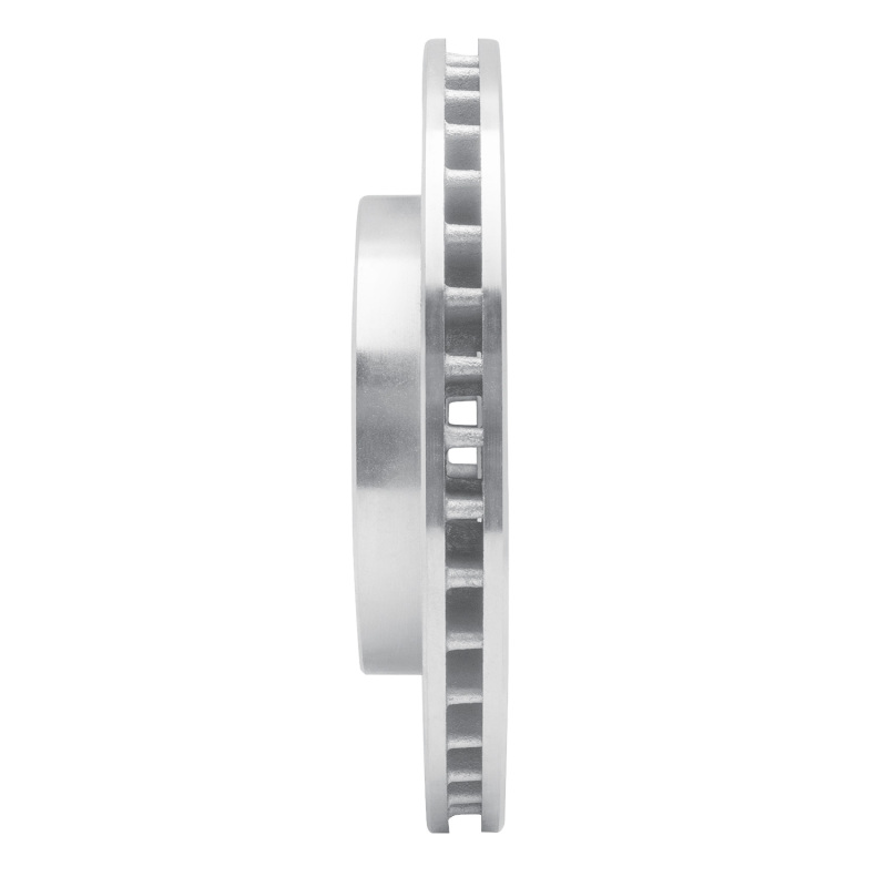 Mitsubishi Lancer Brake Rotor (1) - Front Right - R1 Concepts - Drilled & Slotted - Silver - `98-`07